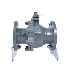 High Temperature Stainless Steel Manual Gas Ball Valve DN50 DN100 2PC Flanged End Full Port Direct Mounting Pad OEM