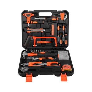 Factory Direct Sale Combination Set Household Manual Woodworking Toolbox Hardware Tool 105 Pieces Set