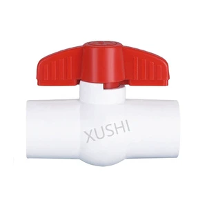 Manufacturing Plastic White Color PVC Ball Valve