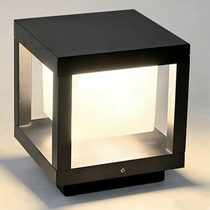 Modern Minimalist IP65 Waterproof LED Pillar Lamp Villa Gate Column Courtyard Fence Wall Post Light