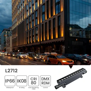 12W/36W High-Brightness Outdoor Lighting Self-Cleaning Rgbw Dimmable IP66 Waterproof Dmx Control Led Wall Washer Light
