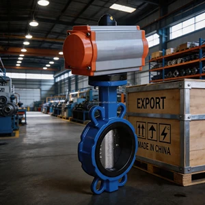 Butterfly Valve Lug Body Stybe butterfly Valve with Actuator Ductile Iron Wafer Butterfly Wafer Lug Type D341X Fire Protection