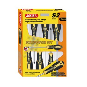 6 Pcs S2 Material Screwdriver Set Heavy Duty Screwdriver For Home Use