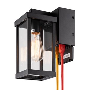 Modern Rectangular Black 60W Wall Lamps Lamp Decoration for Home Lighting Led Lights for Home Outdoor