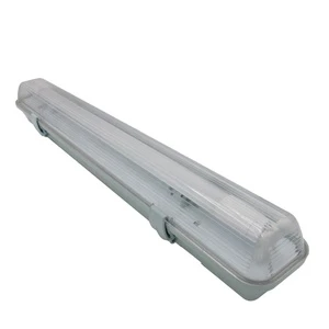 IP65 Waterproof Single Tube Led Linear Fixture Emergency Bridge Wiring Led Batten Fixture LED Lighting Lamp