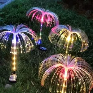 Solar outdoor garden light IP44 waterproof automatic brightness stainless steel construction geometric abstract art light