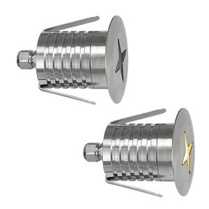 IP67 Grade Stainless Steel Underground LED Recessed Outdoor Low Voltage Landscape Lighting Mini Inground Well Lights