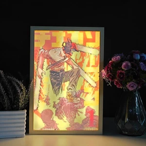 2024 Newest Light Painting Led Art Picture Paintings Wall Arts Lamp 3 Colors LED Light Sunshine Shadow Picture Frames