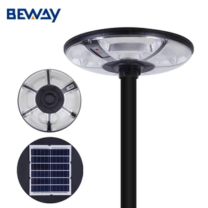 Outdoor Waterproof 100W 200W ABS PC Path High Pole Lamp Housing IP65 Pathway Solar Garden Lighting