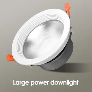 9w 15w 20w 30w 40w High Lumen CCC CE RoHS Commercial Ceiling Downlight Aluminium Matt White IP44 Square Recessed Led Downlight