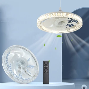 High Brightness Universal Head E27 Fan Light Lighting Household Smart Adjustable CCT Control Ceiling Lamp Home
