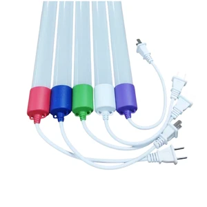 Outdoor IP65 Waterproof RGB LED Christmas Light Tube 8ft 4ft 2ft 1.2m 0.6m 18W Full Color PC Decorations Light
