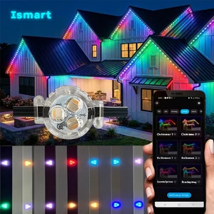 High Quality 30mm RGB Point Light Source DC12V IP68 Christmas Outdoor Light Control for Building Bridge Lighting