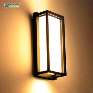 ETL Listed 5CCT 30W 18W 3 Power Tunable LED Sconce AC 120-277V Square Wall Lamp Photocell Sensor Front Doorway LED Wall Light