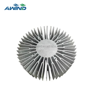 136*50*50mm Aluminum Heatshrink Tube Round Aluminium Heat Sink