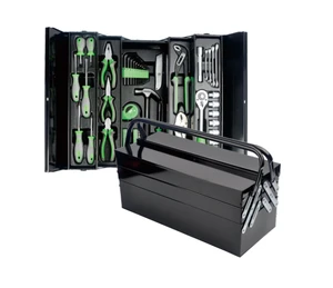 62pcs Professional Mechanic Tool Kit for Car Repair with Complete Socket Set Wrench Set