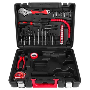 SHALL Brand Tool Kits 37 Pcs With Plastic Box Hand Power Tools Combo Sets Household Tool Sets