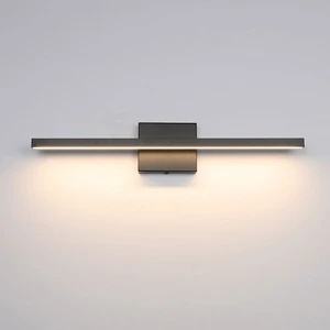 Modern Led Mirror Wall Light Bathroom Toilet Wall Lamp 40CM 50CM Black Silver Gold Wall Mounted Vanity Light Makeup Mirror Light