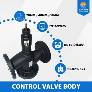 Ultra Low Kvs Leakage Standard Flange Connection Full Size DN15-DN300 Cast Steel Electric Valve Body