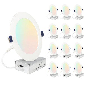 Downlights Led Panel Light Thin Led Down Light 13W 6 Inch Recessed Backlit Plastic DOB New LED Panel Light