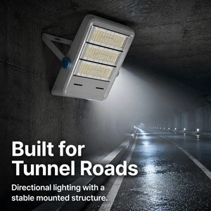 LED Tunnel Light IP67 Waterproof Anti Glare Modular 100W-400W Aluminum Alloy Road Culvert Construction Flood Light