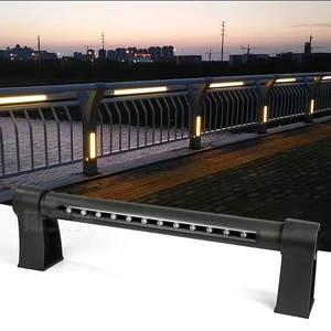 Led Guardrail FloodLight Elevated Tunnel Bollard Lamp Cast Landscaping Highway Bridge Handrail Lighting