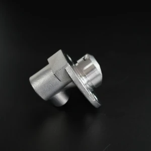 OEM Non-Standard Die Cast Stainless Steel Straight Tube Manifold Valve Body with Square Base Automation Equipment Component