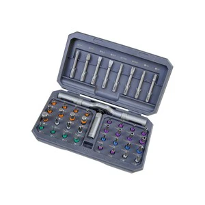 Industrial Grade OEM Ratchet Screwdriver Set 42 in 1 Multi Functional S2 Steel Wrench and Screwdriver with Torx Bits