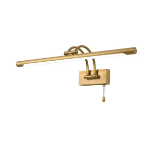 9w Lite Bathroom Vanity Light Waterproof Vanity Picture Mirror Light Led Picture Light with Single Swing Arm