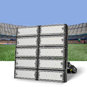 Factory IP65 Outdoor Floodlight Waterproof LED Light 100W-1000W Aluminum Body CRI90 6000K Sports Field Stadium