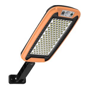 Outdoor Solar Street Lights with LED Lamps LiFePO4 Battery 5000K Daylight Remote Control & Day/Night Sensor IP65 for Road Use