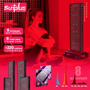 Top-Rated Control Red Light Flexible Therapy 500W 660Nm 850Nm Near-Infrared Light Red Light Therapy Panel Factory Supply