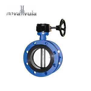 Ductile Iron PN16 Flanged Butterfly Valve DN125 Used for Water