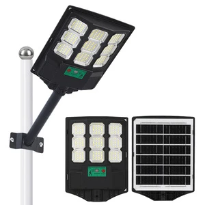 Hot 300W 600W Solar Street Light Energy Saving Outdoor Waterproof Light Control All in One Street Light for Garden Wall Lamp