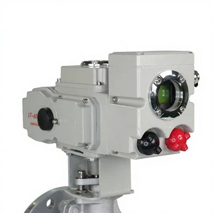 DN32-DN400 CF8 CF8M Zero Leakage Easy Installation Electric Threaded Two Way Motorised Ball Valve Water/Oil Control Flange