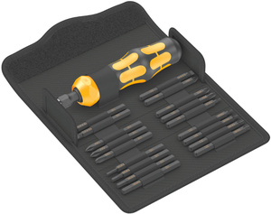 Wera 673010 19 Impact Screwdriver Set All-In-One Kit Multi-Bit Compatibility Plastic OEM Customizable For Heavy-Duty Fastening