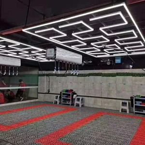 Customized Blue Purple White Yellow up and Down Led Wall Ceiling Light with Hexagonal Type Shape Outdoor