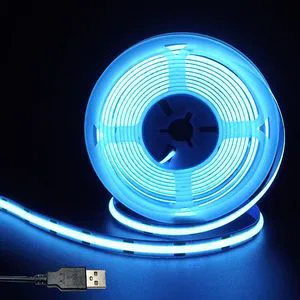 5V 5mm COB LED Strip Light 400LEDs/M 5W/M Double-Sided Panel Light Strip Flexible Strip for Indoor Decoration