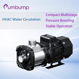 CHM Vertical Multistage Centrifugal Pump HVAC Water Supply Pressure Boosting Chilled Water System Compact Design