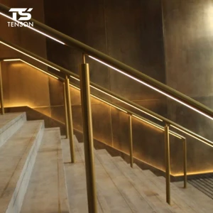 Modern Heavy-Duty LED Handrail Lamp Stainless Steel Wall-Mounted for Outdoor Stairs Balconies Porches Rust-Resistant