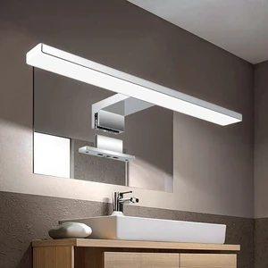 Modern Wall Mount Vanity Light Top Selling Aluminum Mirror Lights Fixture Auto Color Rendering Washroom Decoration Lighting