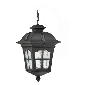 American Retro European Style LED Plastic Outdoor Ceiling Chandelier IP65 Waterproof for Garden & Corridor