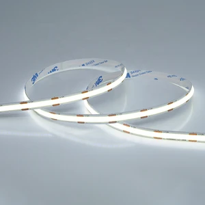 12V COB LED Strip Light 8mm 480 LEDs/M 13W M 1100LM/M 6000K CRI90 Dot Free Flexible Tape For Commercial Lighting
