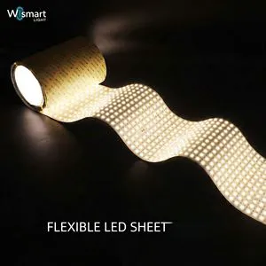 DC 24V Flexible LED Sheet Panel SMD2835 High Power Backlighting Paper 3000K 4000K 6000K LED Light Mat for Backlight Projects