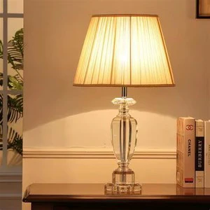 Dimming Crystal Table Lamp Modern Home Bedroom Bedside Desk Lamp for Living Room, Office, College Dorm, Coffee Table,Bookcase