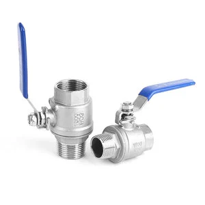 High Quality Stainless Steel Inner and Outer Thread Ball Valve 1/2 Inch -2 Inch High-pressure Flow Control Ball Valve