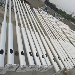 Hot Sale 5M 6M 7M 8M 9M 10M 12M Street Light with Pole Single Arm Double Arm Led Street Lighting Pole Q235 Steel Lamp Post