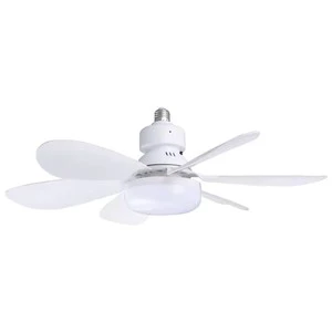 6 Blade Ceiling Fan with Remote Control ABS 48 Leds Flower Fan Light LED Fan Light Bedroom Living Room Decoration