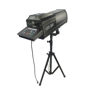 300W Manual Control 300 Profile Projection Spotlight LED Follow Spot Light for Wedding Theater Events Show