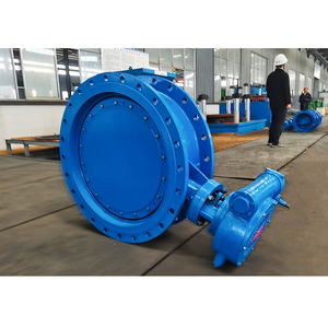 Automated Control Flanged Rotary Butterfly Ball Valve with ISO 5211 Mounting Pad